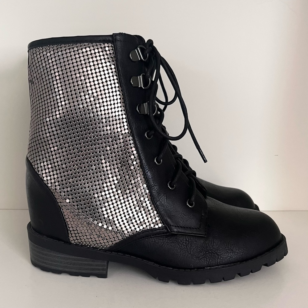 New Hidden Wedge combat boots